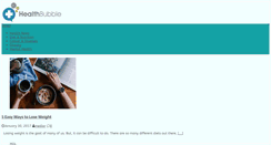 Desktop Screenshot of healthbubble.com